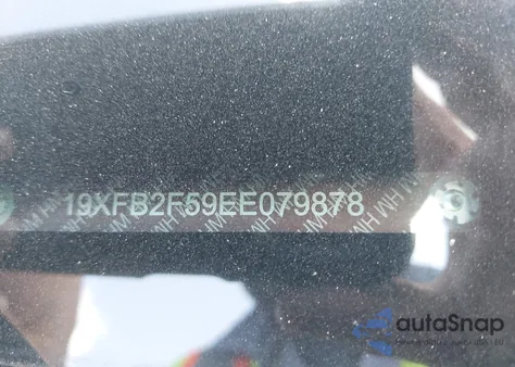 2014 Honda Civic Lx z USA, uszkodzony, nr VIN 19XFB2F59EE079878